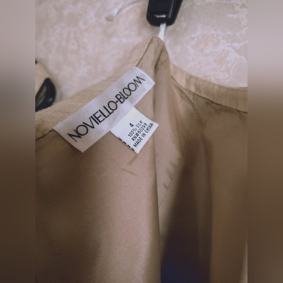 Vintage Noviello-Bloom Linen look suit size 4 - Picture 3 of 8